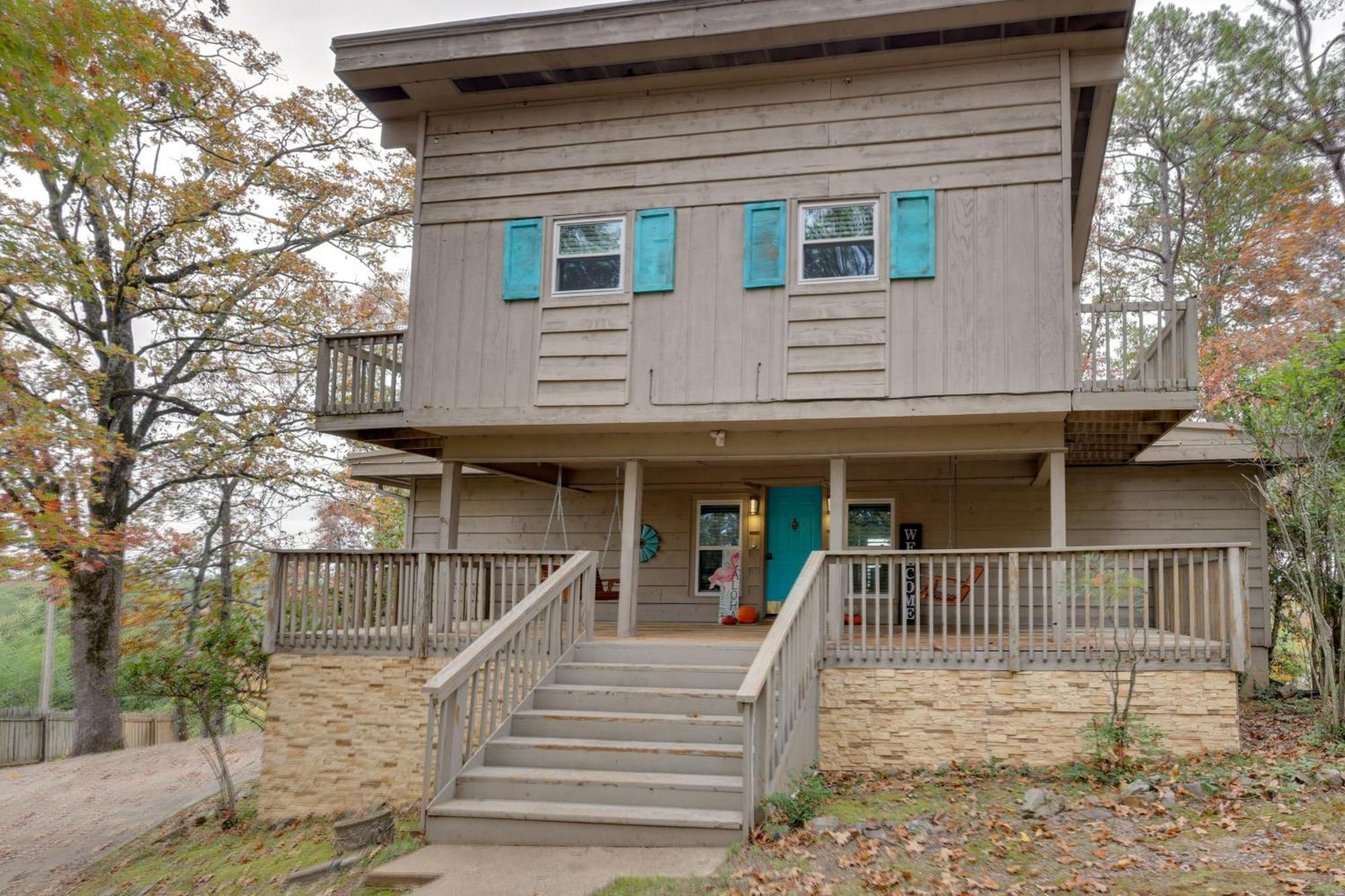 Hot Springs Home With Views, Hot Tub And Golf Access Exterior photo